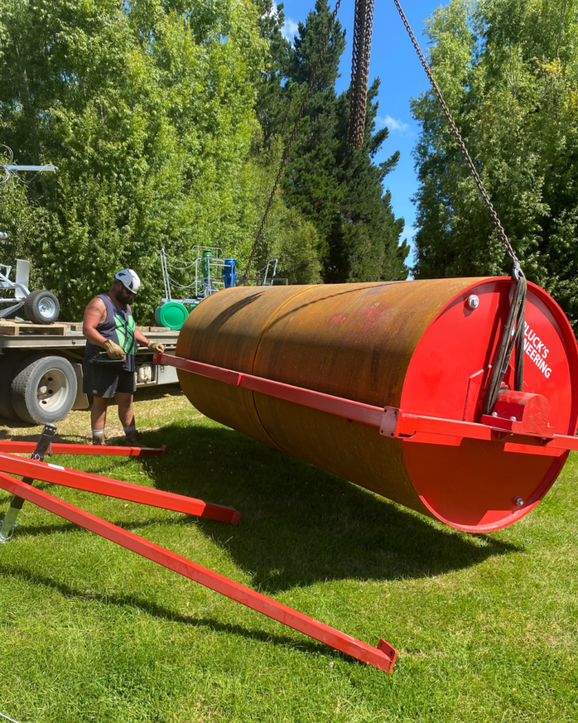 Plucks cover post Uneven, pugged paddock ground after winter, ready for spring rolling